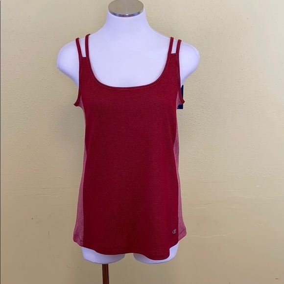 Champion Tops - Champion athletic tank top red size small
